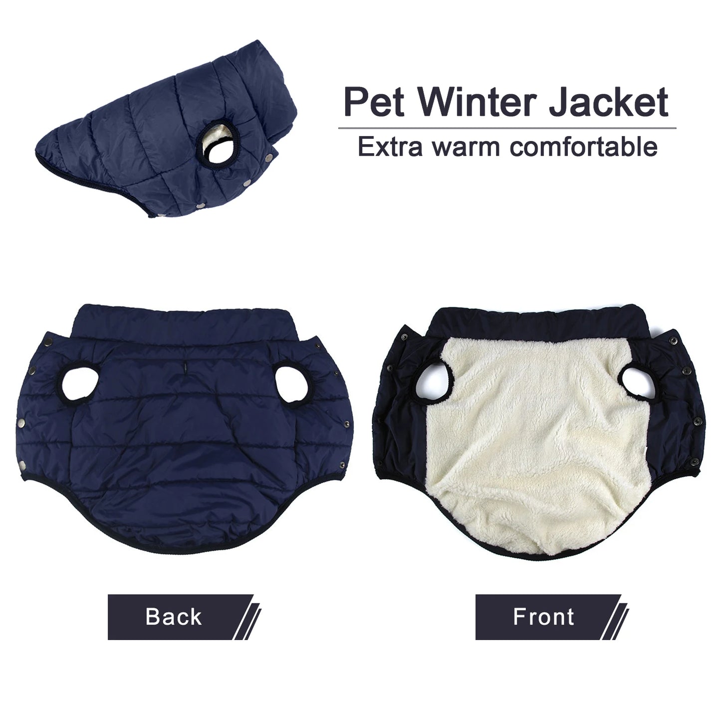 Cozy Paws Winter Dog Jacket
