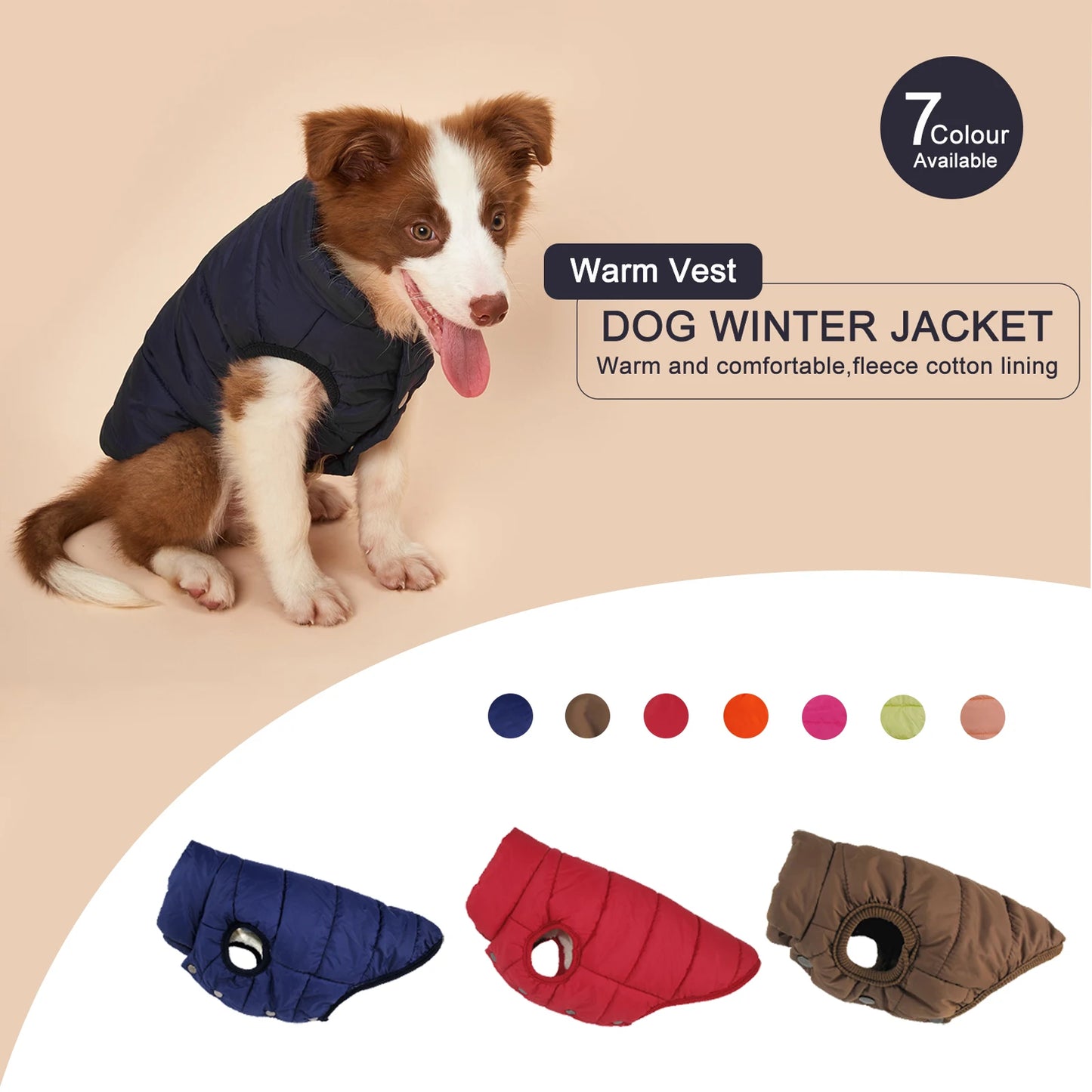 Cozy Paws Winter Dog Jacket