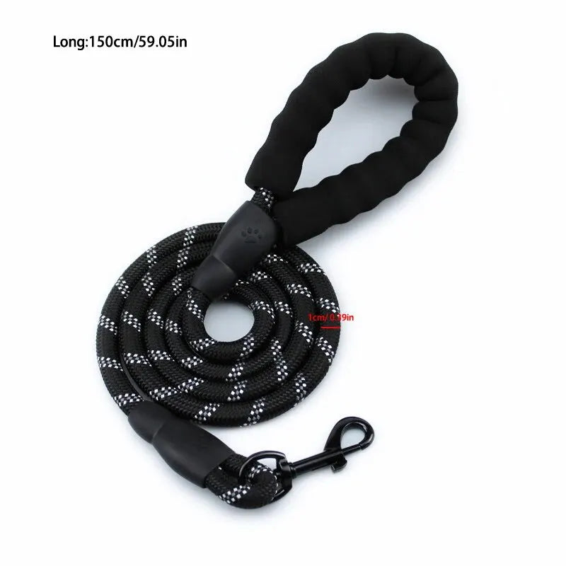 Reflective Nylon Dog Walking Leash