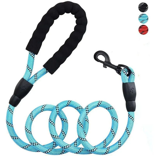 Reflective Nylon Dog Walking Leash