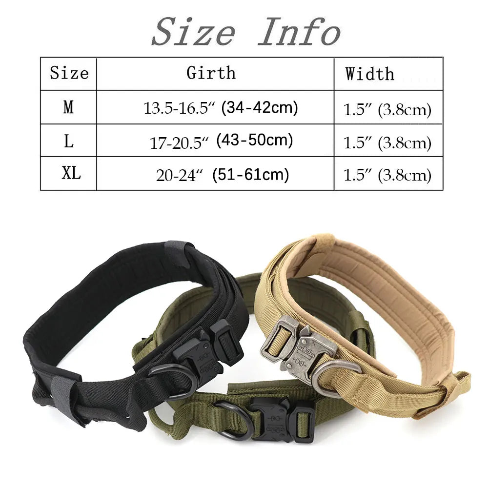 Tactical Dog Collar & Leash Set