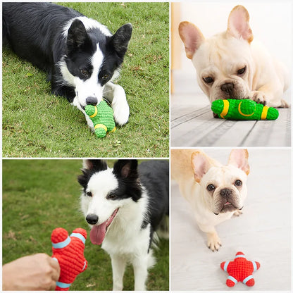 Bouncy Latex Dog Football Toy