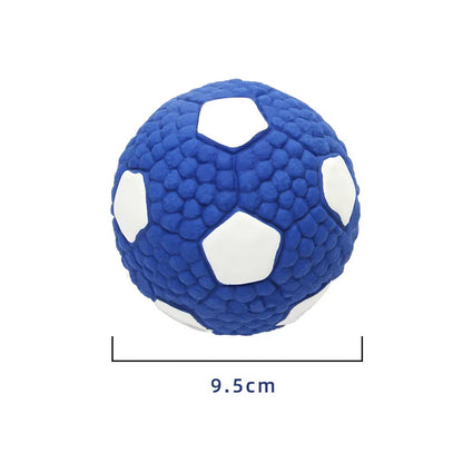 Bouncy Latex Dog Football Toy